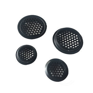 XunKai Hardware Stainless Steel Ventilation Holes Round 4pcs For Cabinets Shoe Boxes Heat Dissipation Mesh Modern Simple Style - Product Image 1