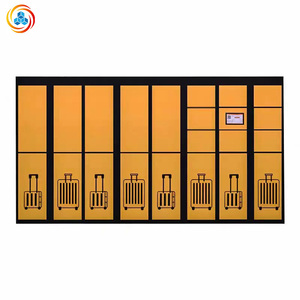 Smart Electronic Luggage Lockers with Facial Recognition Fingerprint PIN Code-60 Compartments Assembled Durable Steel - Product Image 2