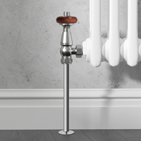 IVANCI Carénages de tuyau en laiton chromé populaires et plaque de base pour radiateur