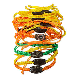 Mini tarjeta de visita RFID con etiqueta de madera de cáscara de coco inteligente NFC de 13,56 MHz respetuosa con el medio ambiente personalizada con nueva pulsera de etiqueta de tarjeta NFC popular - Product Image 1