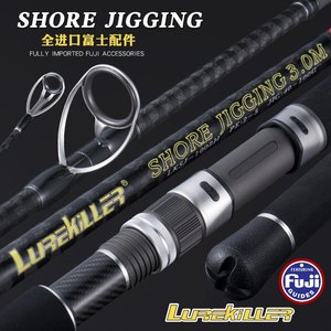 Nouveau 2.7m 3.0m 3.3m Full Fuji Parts Shore Jigging Fishing Rod Ocean Popping Rod Pe 2-5 Saltwater Spinning Rod - Product Image 4
