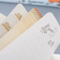 Carnet professionnel A6 à grille de points - Cahier exécutif en bois à couverture rigide avec couverture en papier élégante