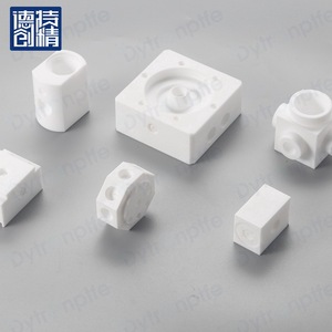 Dechuang <b>PTFE</b> Parts Customized For Pumps Valves Chemical Lab Medical Industries - Product Image 3