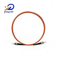 Premium OM1 OM2 1 Fiber Optical Jumper Selectable LC SC ST FC Orange Cable 62.5/125 50/125um Multimode Patch Lead