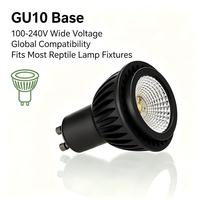 Lampe LED pour reptiles GU10 3W UVA UVB, simulation de soleil à plusieurs niveaux UVB