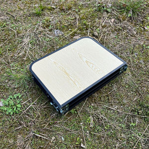 Vente en gros de valises japonaises et coréennes pour l'extérieur Petites tables de camping pliantes en bois et aluminium pour l'extérieur - Product Image 6