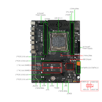 Carte mère X99 Pc Xeon E5 carte mère de bureau LGA2011-V3 DDR4 DDR4 carte mère d'ordinateur à quatre canaux