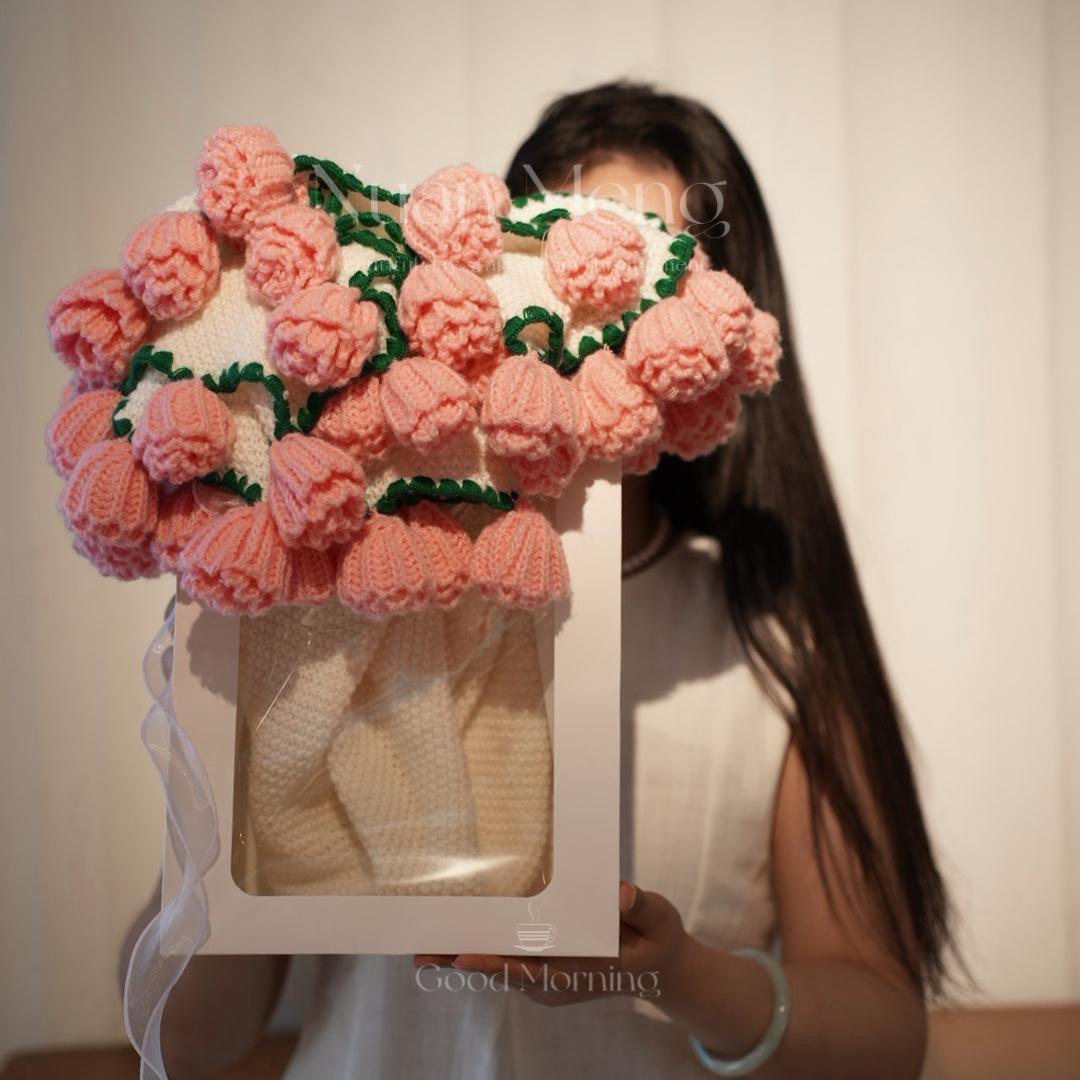 sweetheart pink rose blanket