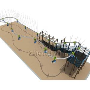 Trampoline de parc personnalisé, montagnes russes, avec fermeture éclair, pour trampoline - Product Image 2