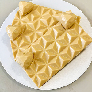 Moule à chocolat PC grand bloc en forme <span class=keywords><strong>de</strong></span> diamant <span class=keywords><strong>Plaque</strong></span> à sandwich rectangulaire Moule à chocolat Moules à chocolat personnalisés en <span class=keywords><strong>polycarbonate</strong></span> - Product Image 1