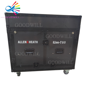 Estuche de vuelo hidráulico personalizado de Goodwill para consola Allen & Heath <span class=keywords><strong>ILive</strong></span> T80 duradero con soporte para computadora portátil Soporte ODM y OEM - Product Image 2