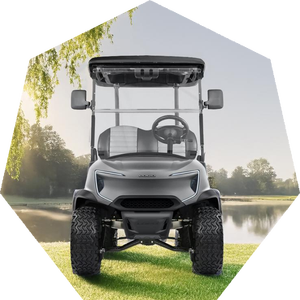 Carrito de golf eléctrico de 2 + 2 asientos de calidad de alto rendimiento con batería de litio y velocidad de 30-50 km/h - Product Image 3