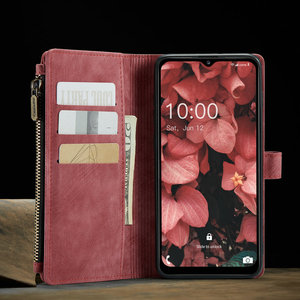 Custodia Portafoglio in Pelle CaseMe per OPPO Reno 7 Pro, Cover Posteriore 3-in-1 con Ricarica Wireless e Slot per Carte di Credito in PU - Product Image 2