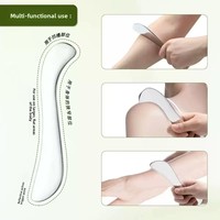 Couteau de massage en acier inoxydable, planche Gua Sha, outil de relaxation, kit de thérapie de massage relaxant pour le corps entier, les épaules et le cou CM-JMD02
