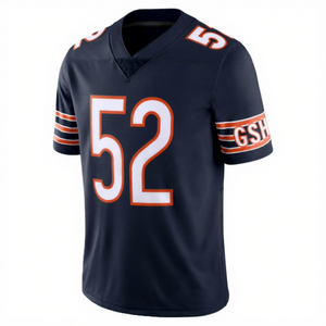 เสื้อฟุตบอลอเมริกัน XEEP รุ่นปรับแต่งได้ XC-AFU-18 สำหรับผู้ชาย เนื้อผ้าโพลีเอสเตอร์น้ำหนักเบา ระบายอากาศได้ดี พิมพ์ลายด้วยเทคโนโลยีฮีททรานเฟอร์ ประสิทธิภาพสูง - Product Image 1