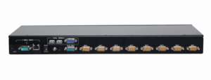 1U Rack mount KVM chuyển đổi 8/16 cổng DB-15 Combo IP USB + <span class=keywords><strong>VGA</strong></span> địa phương giao diện điều khiển với Hotkey OSD và IP KVM ngăn kéo trong kho - Product Image 5