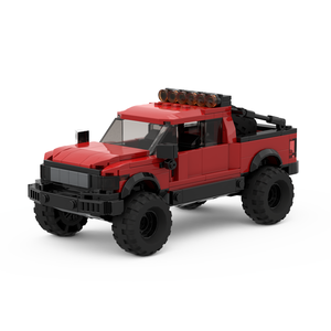 MOC M03034A SUV City Car Racer Classic off-road Building <b>Blocks</b> Brick Racing Super Technique Creative Garage DIY Set - Product Image 4