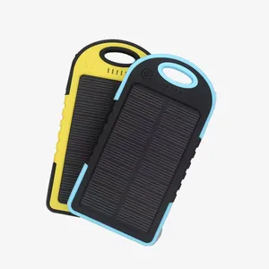 Solar Mobile Power Supply 5000 Mah Outdoor Mobile Phone Power Bank