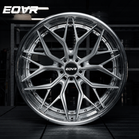 Rines EVOR Forjados de Lujo, Monobloque de 2 Piezas, Cóncavos, para Autos de Pasajeros, Pulidos, 5x130 5x120, 15 18 19 20 21 22 24 Pulgadas