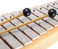 Top Selling 2 Pcs Glockenspiel Xylophone Mallets Percussion with Wood Handle 8 Inch Drum Sticks