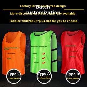 Vente en gros logo personnalisé chemise publicitaire gilet d'entraînement de <span class=keywords><strong>division</strong></span> d'équipe pour les activités de basket-ball de <span class=keywords><strong>football</strong></span> - Product Image 6