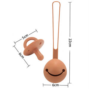 Mskwee-funda de silicona suave para pezón, contenedor personalizado para artículos pequeños, soporte para chupete, sin BPA, accesorios para bebé - Product Image 2