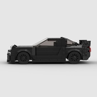 Compatible avec les briques de marque, voiture de course MOC, jouet de construction éducatif en plastique ABS, cadeau d'entreprise