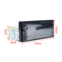 Estéreo para Auto de 6.25 Pulgadas, Reproductor MP5 con Sistema Linux, Radio para Auto, Reproductor de DVD para Auto, Navegación GPS