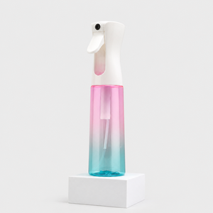 Bouteille pulvérisateur en plastique à dégradé de couleurs, pulvérisation fine, avec gâchette, pulvérisation continue, logo, accessoires de barbier, vaporisateur - Product Image 6