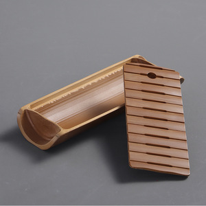 Natural Old Bamboo <b>Tea</b> Tray Water Storage Type Wet Brewing Portable Kung Fu <b>Tea</b> <b>Set</b> Simple One <b>Pot</b> One Cup Design - Product Image 2