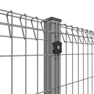 Grillage métallique en acier au carbone galvanisé Panneaux <span class=keywords><strong>de</strong></span> clôture <span class=keywords><strong>de</strong></span> jardin modernes <span class=keywords><strong>de</strong></span> 6 pieds <span class=keywords><strong>de</strong></span> triangle supérieur soudé par Brc Poteaux pour usage extérieur pour la maison - Product Image 1