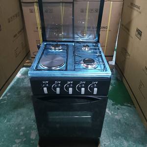 Estufa de Cocina Combinada de 50 cm de Ancho con 3 Quemadores de Gas y 1 Eléctrico, Horno Integrado, Encendido Manual, para Uso en la Cocina - Product Image 4