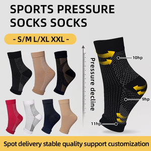 Melenlt Manga de compresión Tobillera Calcetines Algodón y Nylon para deportes Esguince Protección de tobillo - Product Image 2