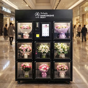 Les distributeurs automatiques de fleurs intelligents, disponibles <span class=keywords><strong>24h</strong></span>/24 et 7j/7 pour les grossistes, sont dotés d'un contrôle - Product Image 1