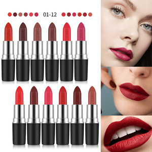 Hot Selling 29 Colors Black <strong>Lipstick</strong> Vegan <strong>Organic</strong> Waterproof Long Lasting Makeup Private Label Cream Nude Velvet Matte <strong>Lipstick</strong> - Product Image 3