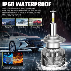 Phares LED <span class=keywords><strong>R7</strong></span> PRO, ampoules à 360 degrés, 6000K blanc, 110W, 13000LM, système d'éclairage automobile, lampe super puissante pour voiture universelle - Product Image 4