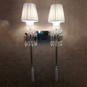 Trong Kho Giao Hàng Nhanh Chất Lượng Cao Pháp Phong Cách Trong Nhà Đèn K9 Pha Lê Tường Đèn Treo Tường Trang Trí Sang Trọng Chrome Pha Lê Tường Ánh Sáng - Product Image 5