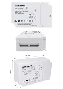 Светодиодный драйвер Zigbee для умного освещения с постоянной регулировкой яркости и беспроводным управлением, 45 Вт, 50 Вт, 56 Вт - Product Image 3