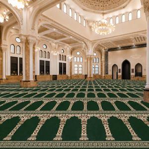 Muslim <b>Prayer</b> <b>Mat</b> Machine Made Medium Pile Rectangle Geometric Pattern Non-Slip Polypropylene Islamic Soft Portable Foldable - Product Image 1