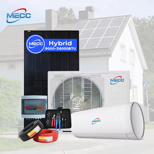 เครื่องปรับอากาศพลังงานแสงอาทิตย์ 9000Btu 12000Btu 18000Btu 24000Btu แบบพกพา ระบบไฮบริด มัลติ-สปลิต สำหรับใช้ในครัวเรือน US 024 เครื่องปรับอากาศพลังงานแสงอาทิตย์ - Product Image 4