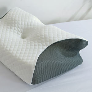 Almohada ergonómica de espuma viscoelástica cervical en forma de mariposa con diseño de cuerno para soporte de cuello sueño cómodo - Product Image 3