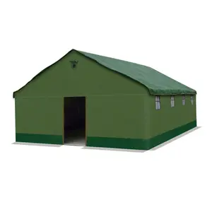 Grande tente Oxford personnalisée de camouflage imperméable en toile pour les secours en cas de catastrophe Abri d'urgence Tente de camping en plein air