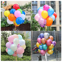 Ballons en latex métalliques chromés mats de grande taille en gros pour la décoration de fête d'anniversaire