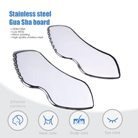 Haute qualité 304 acier inoxydable forme de lèvre grattage outil de Massage métal corps du visage Gua Sha grattage grattoir Drainage lymphatique