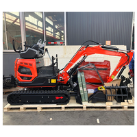 Mini pelles à usage domestique 1800 kg avec accessoires Swing Boom Canopy CE EPA