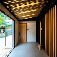 Maison modulaire en conteneur d'expédition préfabriqué en acier de haute qualité de 20 pieds, tailles personnalisables