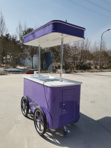 Chariot mobile standard américain pour la vente de nourriture rapide, chariot de vente de crème glacée avec équipement de cuisine, remorques alimentaires, chariot de congélation pour crème glacée - Product Image 2