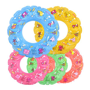 In Stock gonfiabile anello di nuoto piscina galleggiante a colori multipli anelli per nuoto spiaggia Float di cristallo gonfiabile anelli di nuoto - Product Image 1