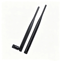 Antenne pliable haute performance en caoutchouc pour canards, prend en charge les bandes de fréquences 315/433/868/915 MHz, conception à gain de 5 dBi, pour appareils portables