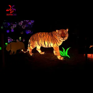 Elephant Rhino Tiger Lion Zoo decoration Animal lanterns